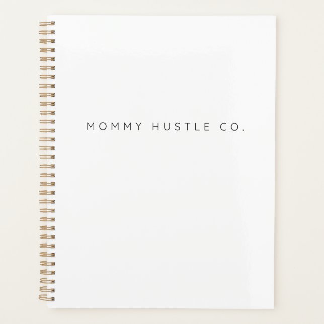 Agenda Mamá Hustle Co. - Planner (Anverso)
