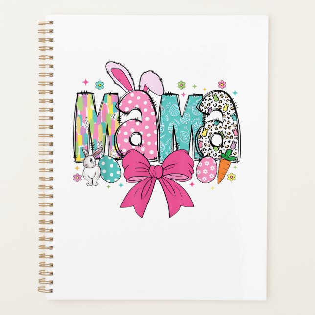 Agenda Mama Mini Pascua Combinación Mama Bunny Día de Pas (Anverso)