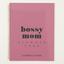 Mamá Moderna y Autoritaria Rosa Personalizado
