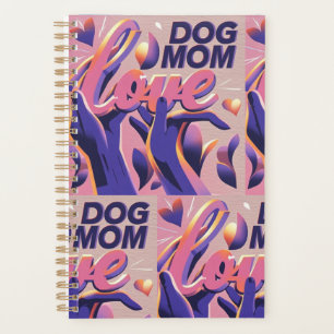 Agenda Mamá Perro Amor Pink Purple
