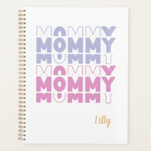 Agenda Mamá Personalizado de color pastel moderno Día de