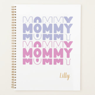 Agenda Mamá Personalizado de color pastel moderno Día de