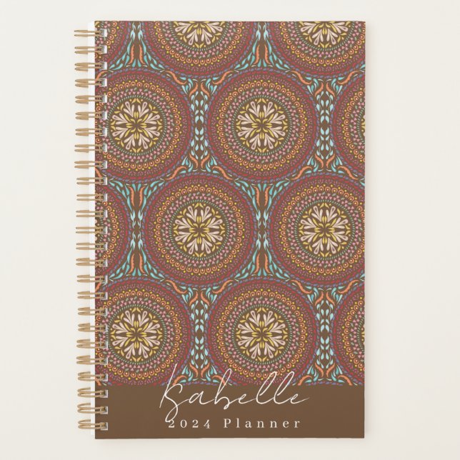 Agenda Mandala Brown (Anverso)