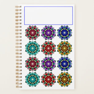 Agenda Mandala en varios colores