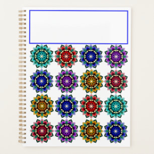 Agenda Mandala en varios colores