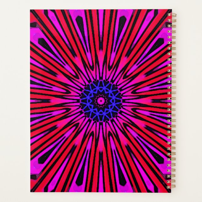 Agenda Mándala floral botánico (Reverso)
