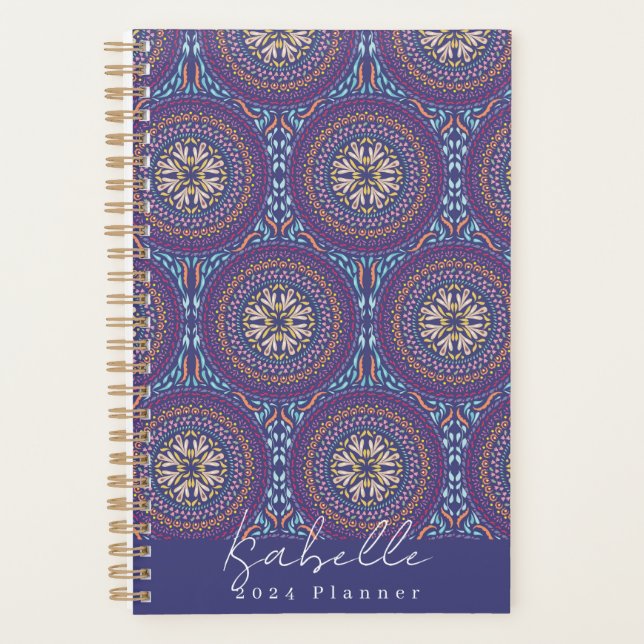 Agenda Mandala Purple (Anverso)