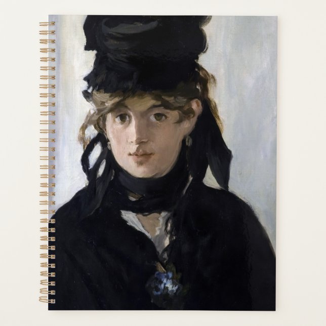 Agenda Manet - Berthe Morisot con un ramo de violetas (Anverso)