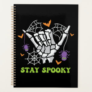Agenda Mano de esqueleto de Stay Spooky Halloween