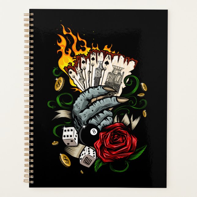 Agenda Mano De Tarjetas (Anverso)