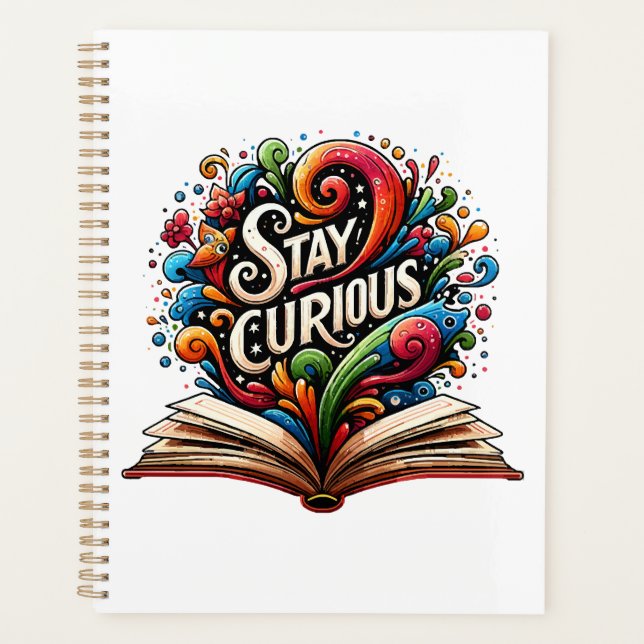 Agenda Mantén la curiosidad (Anverso)