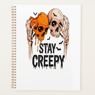 Agenda Mantén PNG espeluznante, Halloween de calavera ret