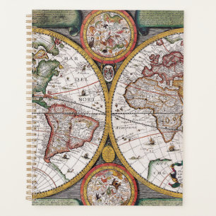 Agenda Mapa antiguo antiguo inspirado (12)