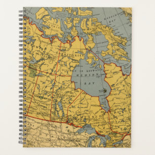 Agenda Mapa antiguo de Canadá