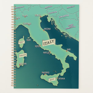 Agenda Mapa Clásico de Italia