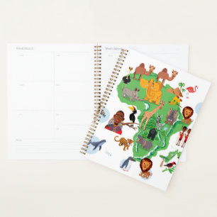 Agenda Mapa de animales de África