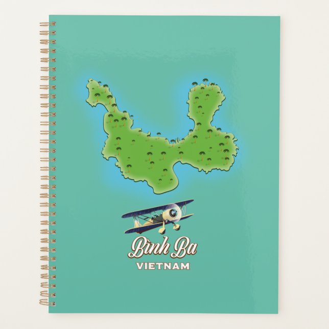 Agenda Mapa de la isla Bình Ba Mapa de Vietnam (Anverso)