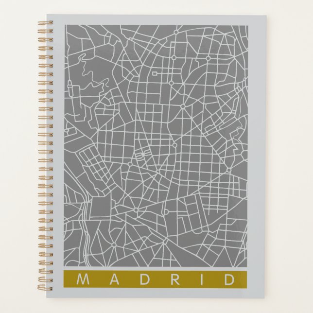 Agenda mapa de Madrid (Anverso)