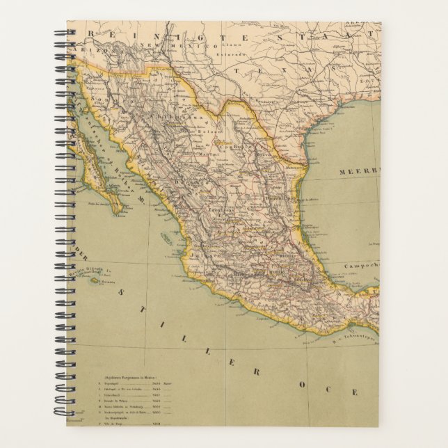 Agenda Mapa de México (Anverso)