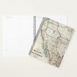 Agenda Mapa De México Y California