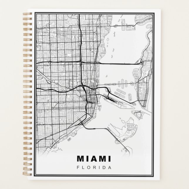 Agenda Mapa de Miami (Anverso)