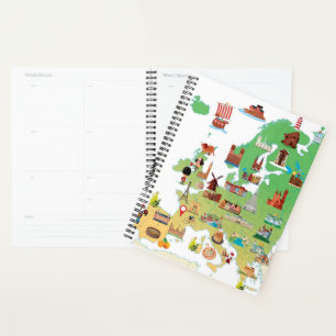 Agenda Mapa de Personalizados de Europa