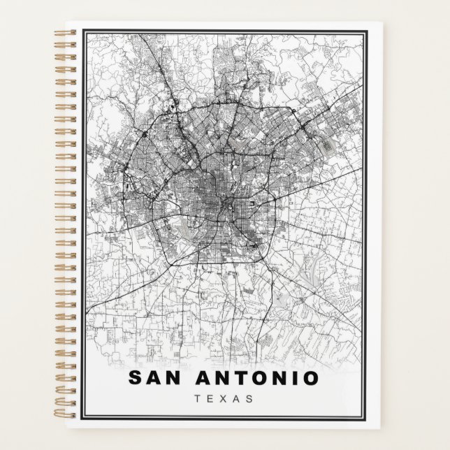 Agenda Mapa de San Antonio (Anverso)