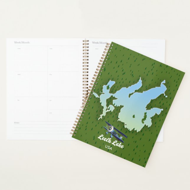 Agenda Mapa de viaje del lago Leech (Demostración)