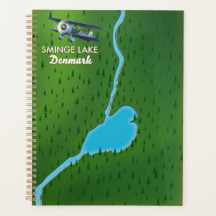 Agenda Mapa de viajes de Sminge Lake Dinamarca