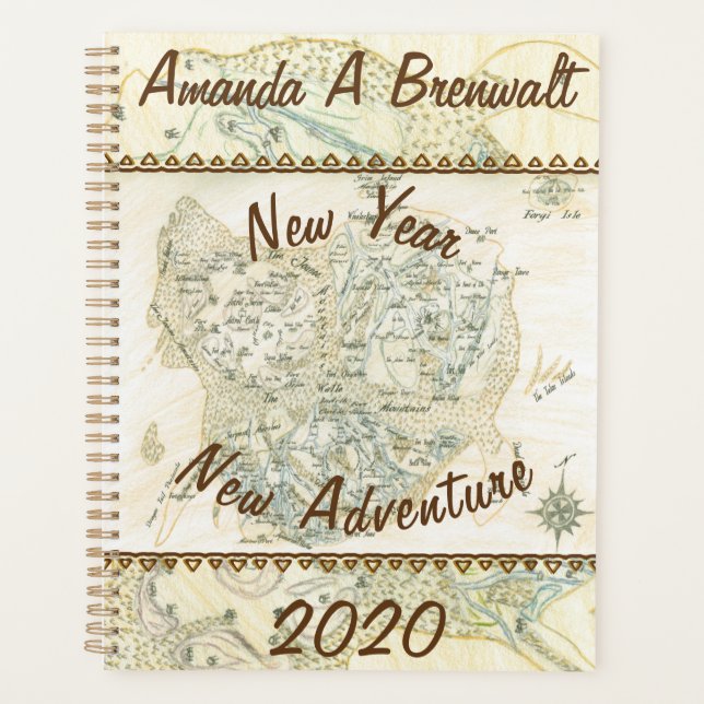 Agenda Mapa etiquetado de Trino (Anverso)