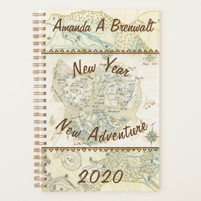 Agenda Mapa etiquetado de Trino (Anverso)