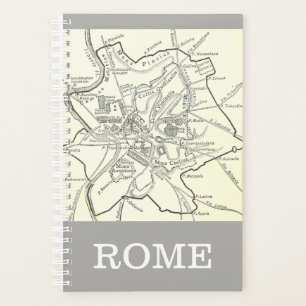 Agenda Mapa histórico de la ciudad de Roma