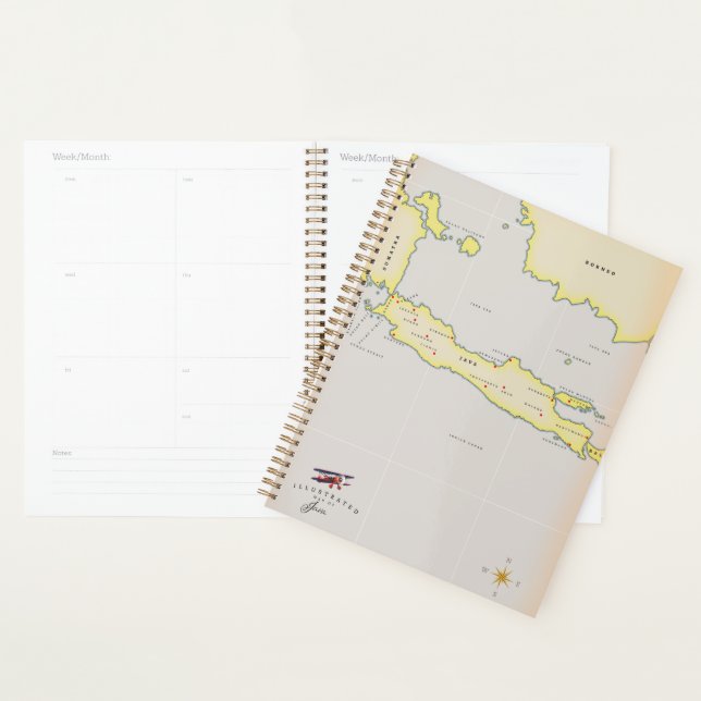 Agenda Mapa ilustrado de Java. (Demostración)