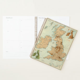 Agenda Mapa industrial y ferroviario de las Islas Britán