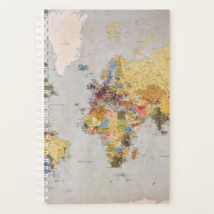 Agenda mapa mundial