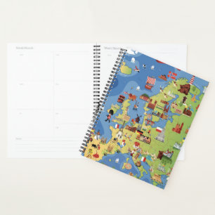 Agenda Mapa personalizado de Europa