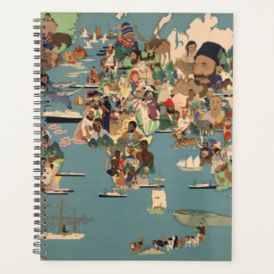 Agenda Mapa pictórico del mundo