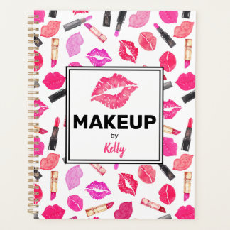 Agenda Maquillaje de color acuático de artista de maquill