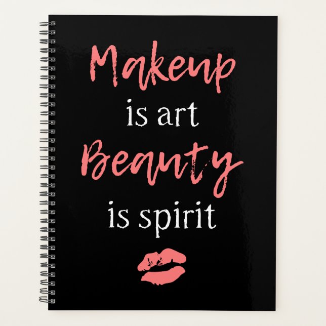 Agenda Maquillaje es arte La belleza es espíritu (Anverso)