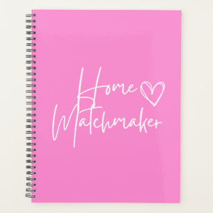 Agenda Maquinaria personalizada para el hogar rosa