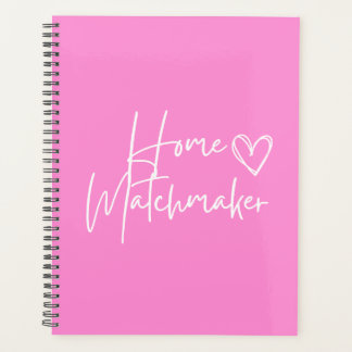Agenda Maquinaria personalizada para el hogar rosa
