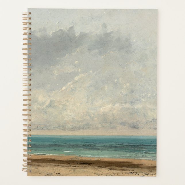 Agenda Mar tranquilo - Gustave Courbet (Anverso)