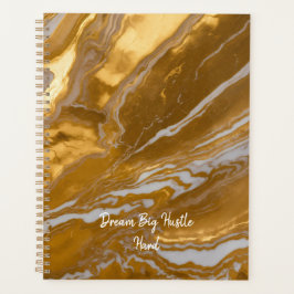Agenda Marble de oro de lujo