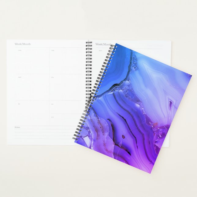 Agenda Marble púrpura exótico (Demostración)