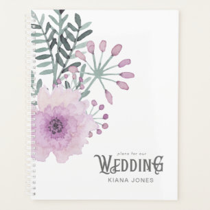 Agenda Marca de agua Boda Lilac ID654