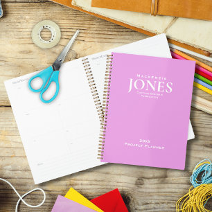 Agenda Marca de nombre personal Logotipo comercial modern