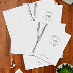 Agenda Marca de Personalizado Minimalista simple<br><div class="desc">Elevar la organización y promoción de marca con nuestro programa de Personalizado Minimalista simple: un estilo y funcionalidad para su valiosa red. Presentamos nuestro versátil Personalizado Minimalista blanco simple con logotipo de marca Planner, una combinación armoniosa de practicidad y marca que integra perfectamente el estilo y la organización. Diseñado para...</div>