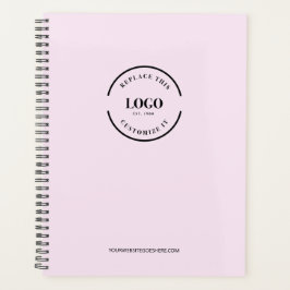 Agenda Marca Personalizado Minimalista simple rosa