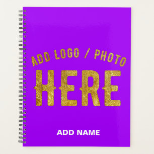 AGENDA MARCA VIOLETA MODERNA PERSONALIZABLE VERIFICADA Y 