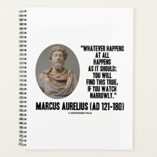Agenda Marco Aurelio Lo Que Suceda En Todo Caso
